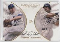 Hall of Famers - Tom Seaver, Mike Piazza #/700