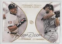 Position Players - Frank Thomas, Jeff Bagwell #/700