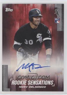 2018 Topps On Demand Rookie Sensations - Online Exclusive [Base] - Red Autographs #24R-A - Nick Delmonico /5