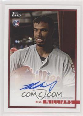 2018 Topps On Demand Rookie Year in Review - Online Exclusive [Base] - Autographs #49-A - Nick Williams