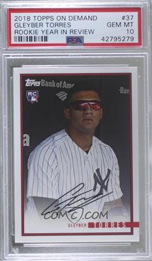 2018 Topps On Demand Rookie Year in Review - Online Exclusive [Base] #37 - Gleyber Torres /1435 [PSA 10 GEM MT]