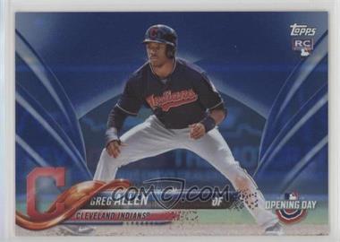 2018 Topps Opening Day - [Base] - Rainbow Blue Foil #121 - Greg Allen