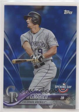 2018 Topps Opening Day - [Base] - Rainbow Blue Foil #162 - DJ LeMahieu