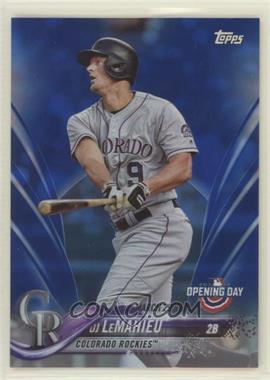 2018 Topps Opening Day - [Base] - Rainbow Blue Foil #162 - DJ LeMahieu