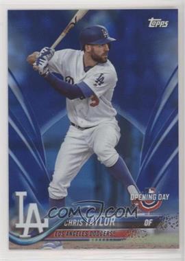 2018 Topps Opening Day - [Base] - Rainbow Blue Foil #167 - Chris Taylor