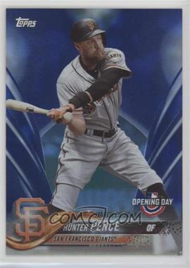 2018 Topps Opening Day - [Base] - Rainbow Blue Foil #90 - Hunter Pence