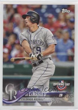 2018 Topps Opening Day - [Base] #162 - DJ LeMahieu