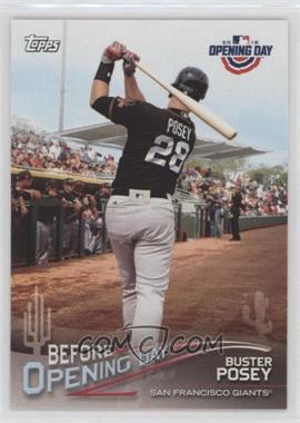 2018 Topps Opening Day - Before Opening Day #BOD-BP - Buster Posey