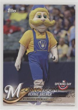 2018 Topps Opening Day - Mascots #M-16 - Bernie Brewer