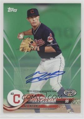 2018 Topps Pro Debut - [Base] - Green Autographs #49 - Tyler Freeman /99