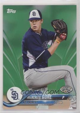 2018 Topps Pro Debut - [Base] - Green #23 - Mackenzie Gore /99