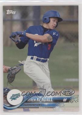 2018 Topps Pro Debut - [Base] #115 - Jeren Kendall