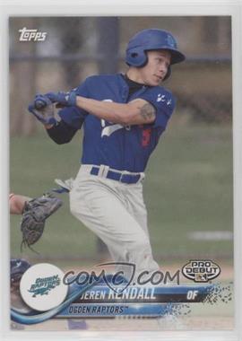 2018 Topps Pro Debut - [Base] #115 - Jeren Kendall