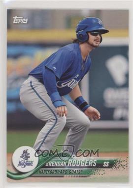 2018 Topps Pro Debut - [Base] #127.1 - Brendan  Rodgers (On the Bases)