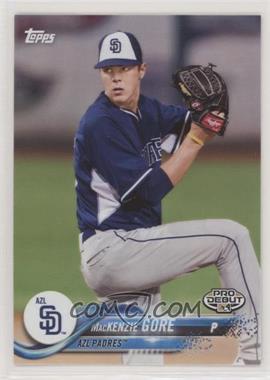 2018 Topps Pro Debut - [Base] #23.1 - Mackenzie Gore (Glove at Face Level)