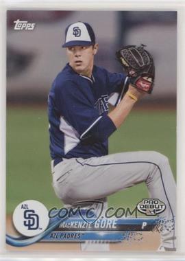 2018 Topps Pro Debut - [Base] #23.1 - Mackenzie Gore (Glove at Face Level)