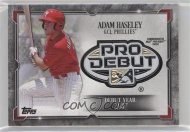 2018 Topps Pro Debut - Distinguished Debuts Manufactured Patch #DD-AH - Adam Haseley /99