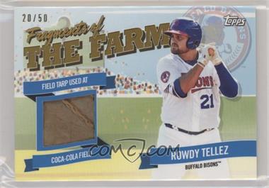 2018 Topps Pro Debut - Fragments of the Farm Relics - Gold #FOTF-BB - Rowdy Tellez /50