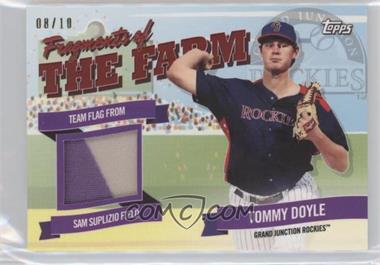 2018 Topps Pro Debut - Fragments of the Farm Relics - Red #FOTF-GR - Tommy Doyle /10