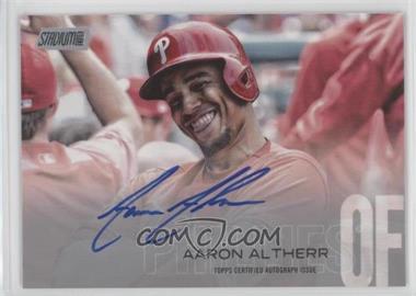 2018 Topps Stadium Club - Autographs #SCA-AA - Aaron Altherr