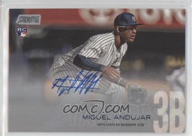 2018 Topps Stadium Club - Autographs #SCA-MA - Miguel Andujar