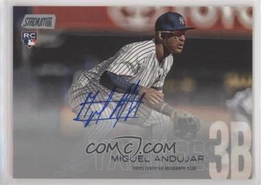 2018 Topps Stadium Club - Autographs #SCA-MA - Miguel Andujar