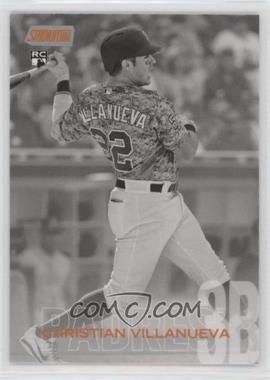 2018 Topps Stadium Club - [Base] - Black and White #18 - Christian Villanueva