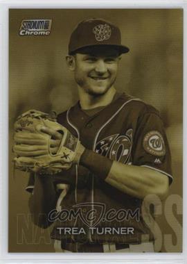 2018 Topps Stadium Club - [Base] - Chrome Gold Minted #SCC-169 - Trea Turner