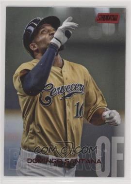 2018 Topps Stadium Club - [Base] - Red Foil #222 - Domingo Santana