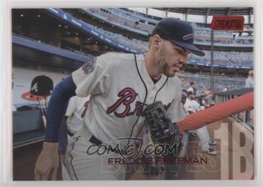 2018 Topps Stadium Club - [Base] - Red Foil #232 - Freddie Freeman