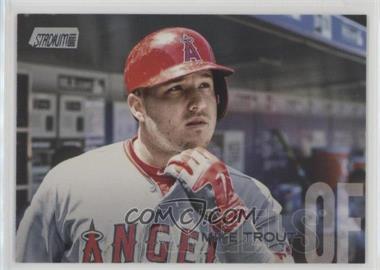 2018 Topps Stadium Club - [Base] #48.1 - Mike Trout (Base - Dugout)