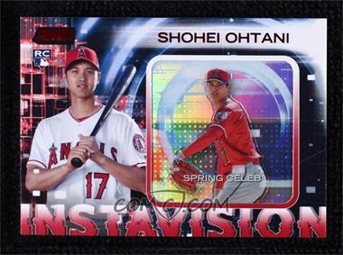 2018 Topps Stadium Club - Instavision - Red #I-SO - Shohei Ohtani /50 - Courtesy of COMC.com