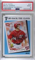 1989 Topps Turn Back the Clock Design - Bryce Harper [PSA 9 MINT] #/4…