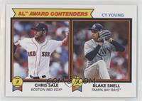 1978 Topps Football Leaders Design - Chris Sale, Blake Snell #/1,090