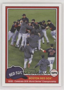 2018 Topps Throwback Thursday #TBT - Online Exclusive [Base] #226 - 1981 Topps ALCS Championship Design - Boston Red Sox Team /667