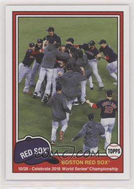 2018 Topps Throwback Thursday #TBT - Online Exclusive [Base] #226 - 1981 Topps ALCS Championship Design - Boston Red Sox Team /667