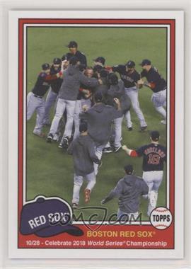 2018 Topps Throwback Thursday #TBT - Online Exclusive [Base] #226 - 1981 Topps ALCS Championship Design - Boston Red Sox Team /667