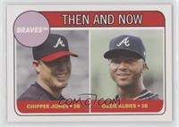 1969 Topps Rookie Stars Design - Chipper Jones, Ozzie Albies #/1,894