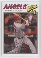 1977 Topps Baseball Design - Mike Trout #/1,502