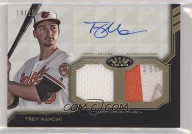 2018 Topps Tier One - Autographed Tier One Relics - Dual Patch #AT1DR-TM - Trey Mancini /25