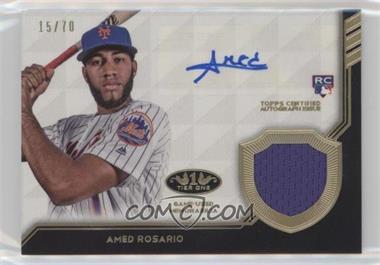 2018 Topps Tier One - Autographed Tier One Relics #AT1R-AR - Amed Rosario /70