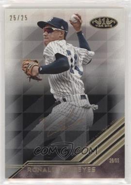 2018 Topps Tier One - Break Out Autographs - Bronze Ink #BA-RTO - Ronald Torreyes /25