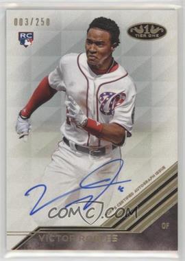 2018 Topps Tier One - Break Out Autographs #BA-VR - Victor Robles /250
