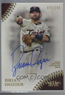2018 Topps Tier One - Prime Performers Autographs #PPA-BD - Brian Dozier /285 [Noted]