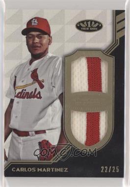 2018 Topps Tier One - Tier One Relics - Dual Patch #T1DR-CM - Carlos Martinez /25