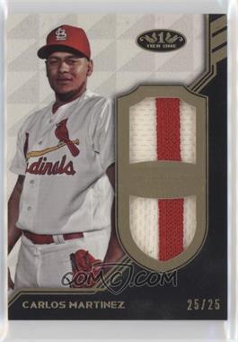 2018 Topps Tier One - Tier One Relics - Dual Patch #T1DR-CM - Carlos Martinez /25