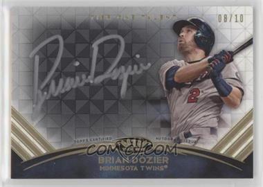 2018 Topps Tier One - Tier One Talent Autographs - Silver Ink #TTA-BD - Brian Dozier /10