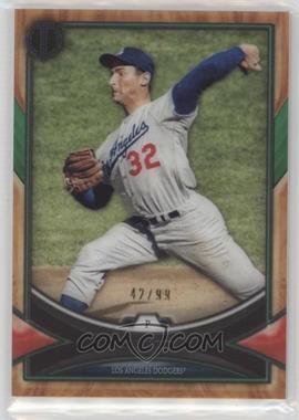 2018 Topps Tribute - [Base] - Green #90 - Sandy Koufax /99