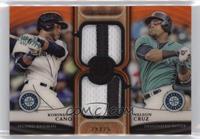 Robinson Cano, Nelson Cruz #/25