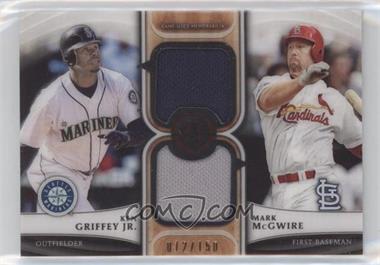2018 Topps Tribute - Dual Relics #DR-GM - Ken Griffey Jr., Mark McGwire /150 - Courtesy of COMC.com
